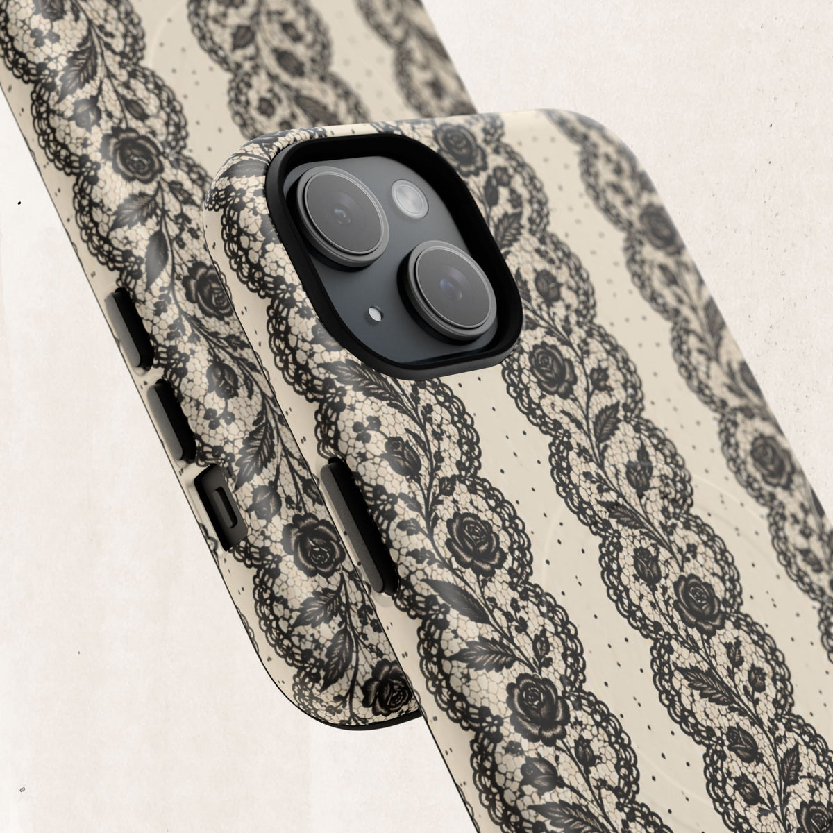 Lace Stripes Magnetic Phone Case