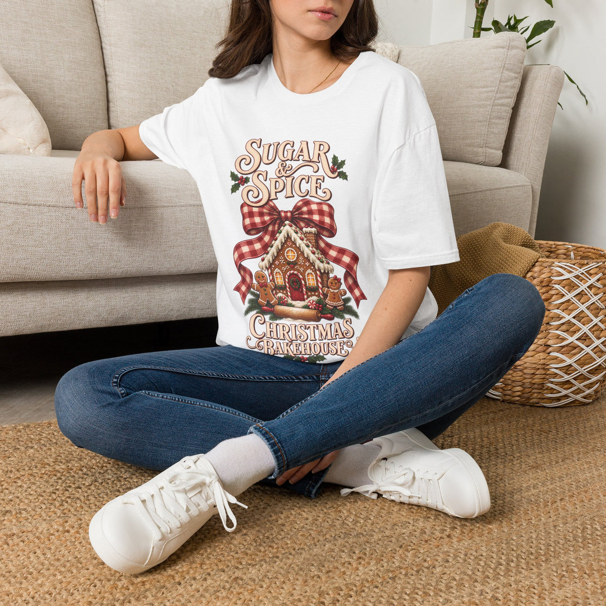 Sugar & Spice Gingerbread Christmas Tee