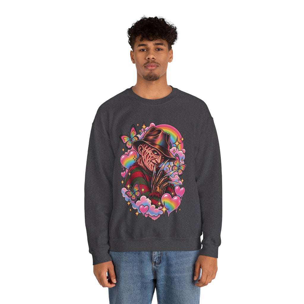 Freddy Krueger Rainbow Crewneck Sweatshirt