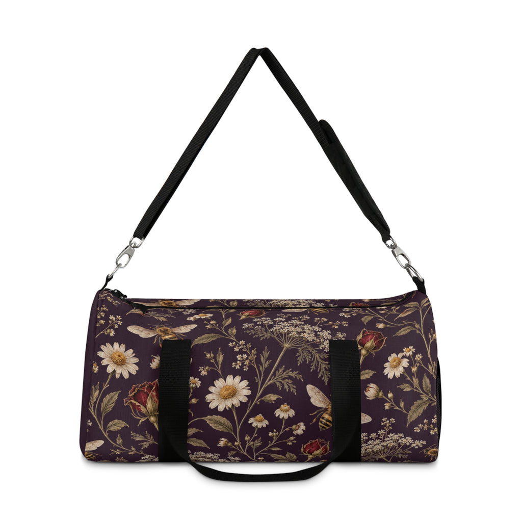 Vintage Floral Duffel Bag