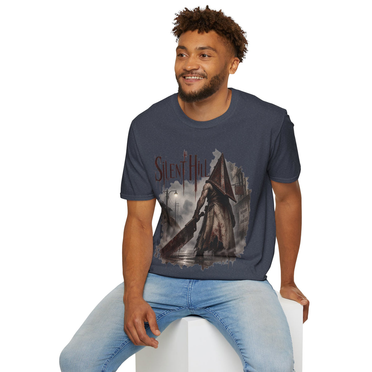 Silent Hill Graphic T‑Shirt — Pyramid Head Horror Tee