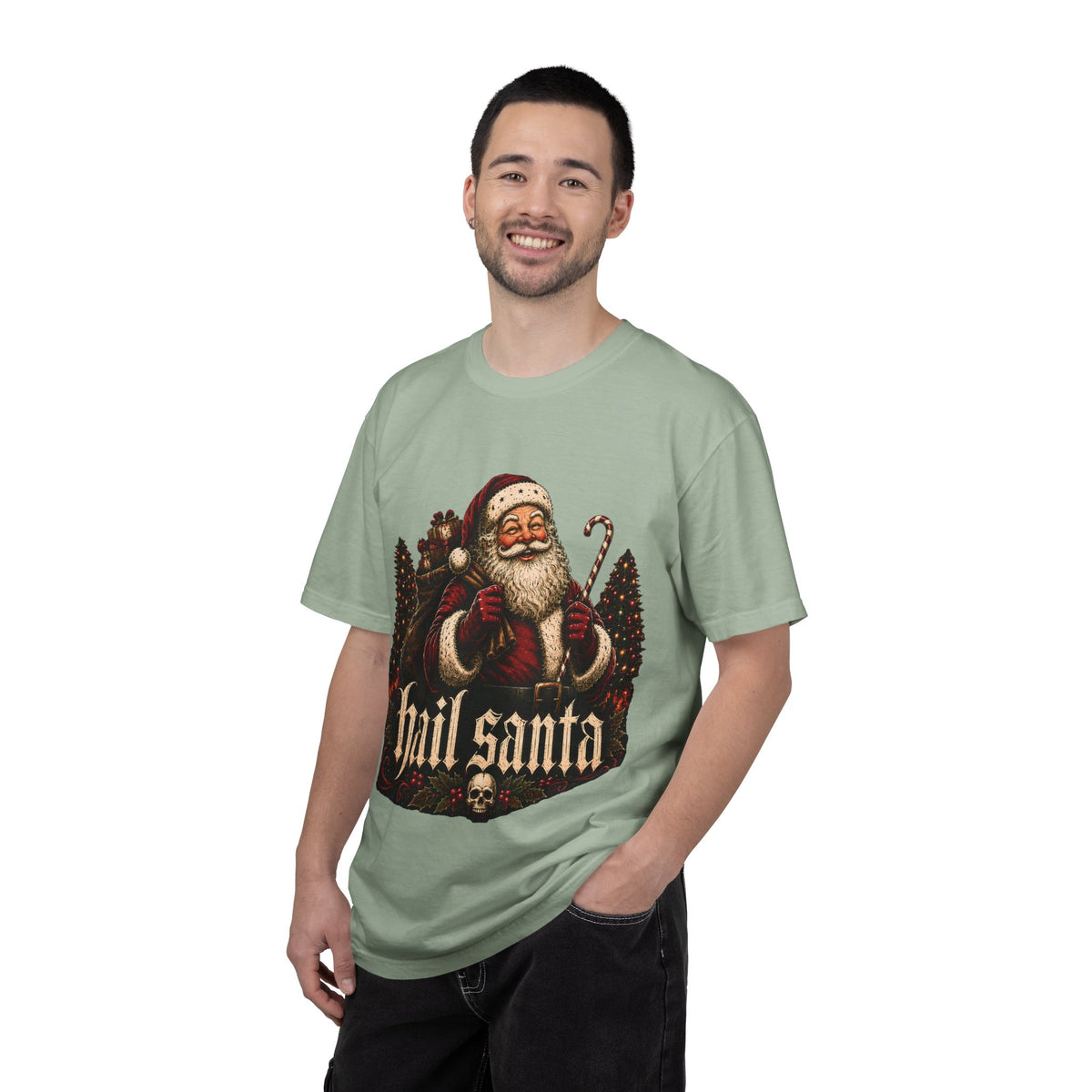 Hail Santa Vintage Graphic Tee