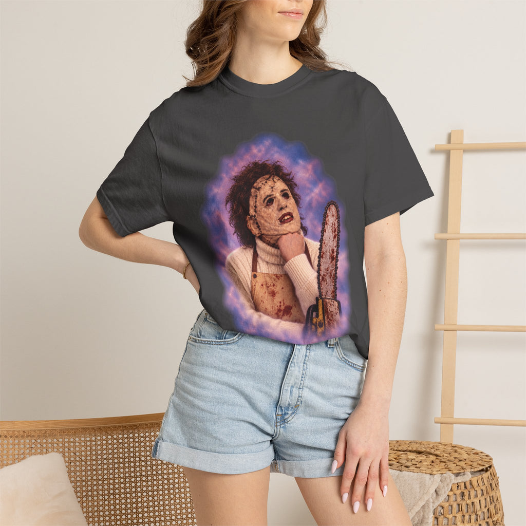 Leatherface 80's Portrait Tee