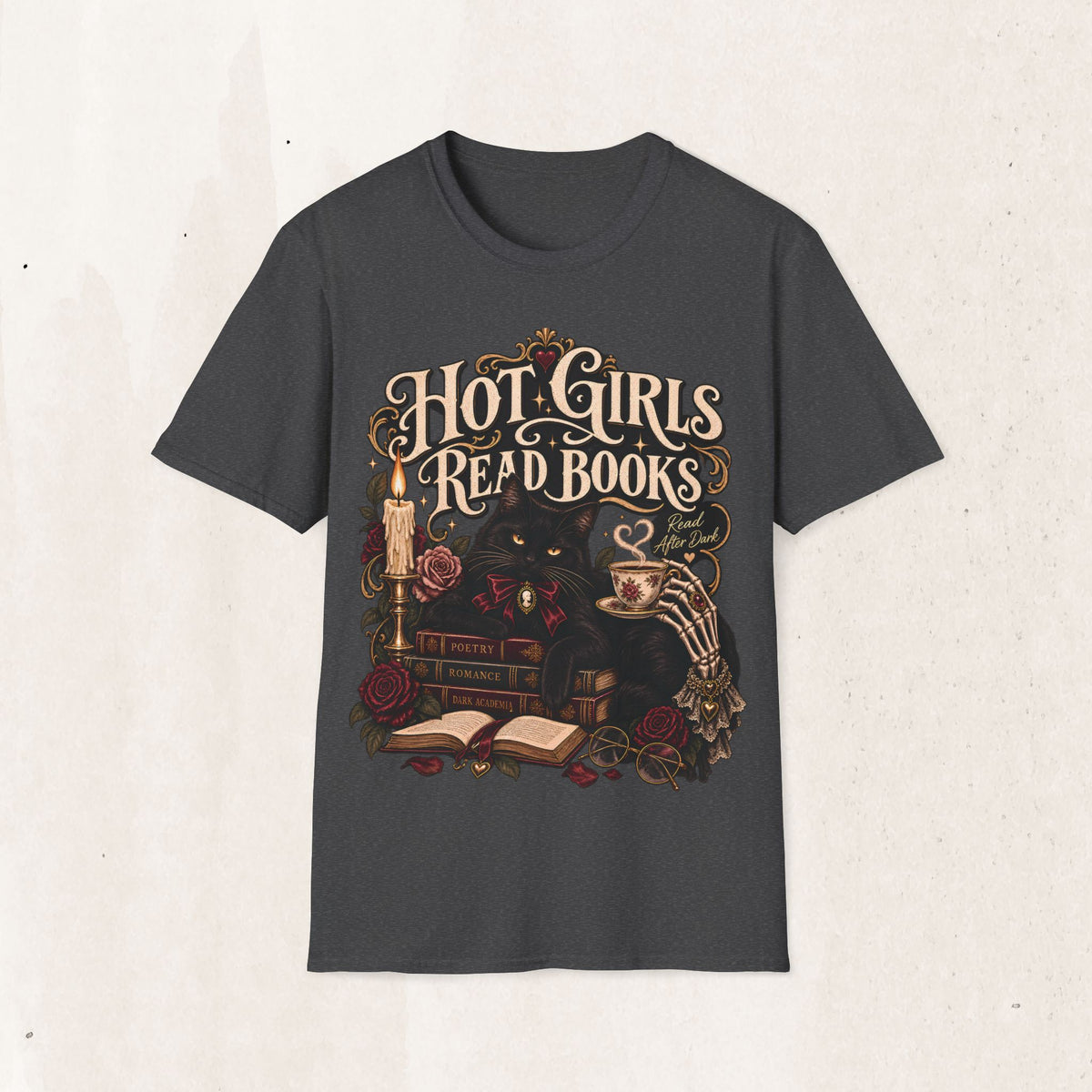 Hot Girls Read Books Graphic Tee