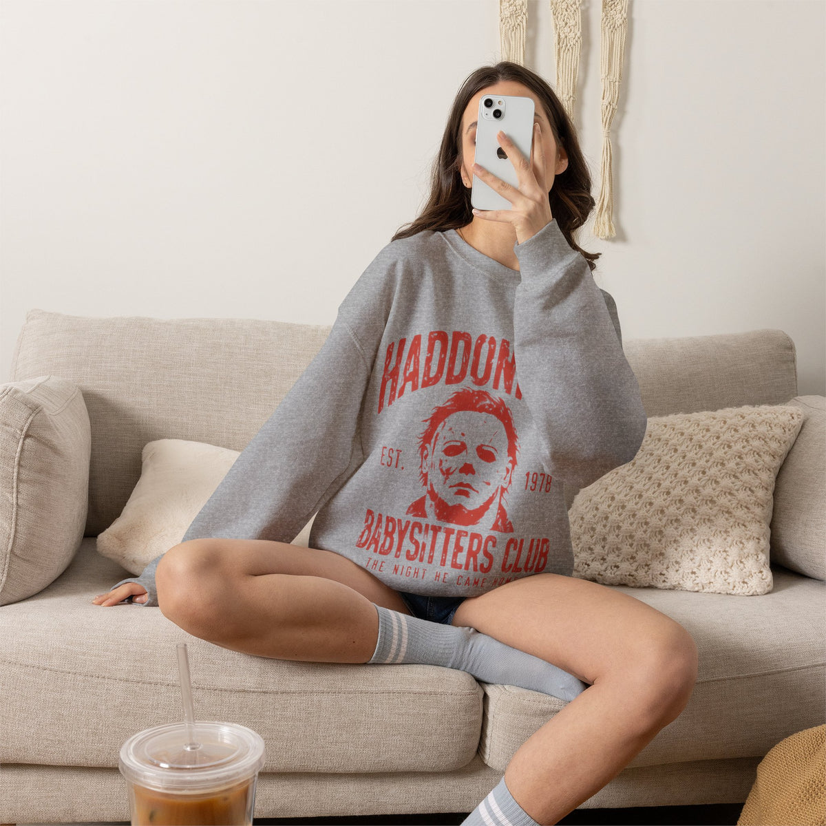 Haddonfield Babysitters Club CrewneckSweatshirt
