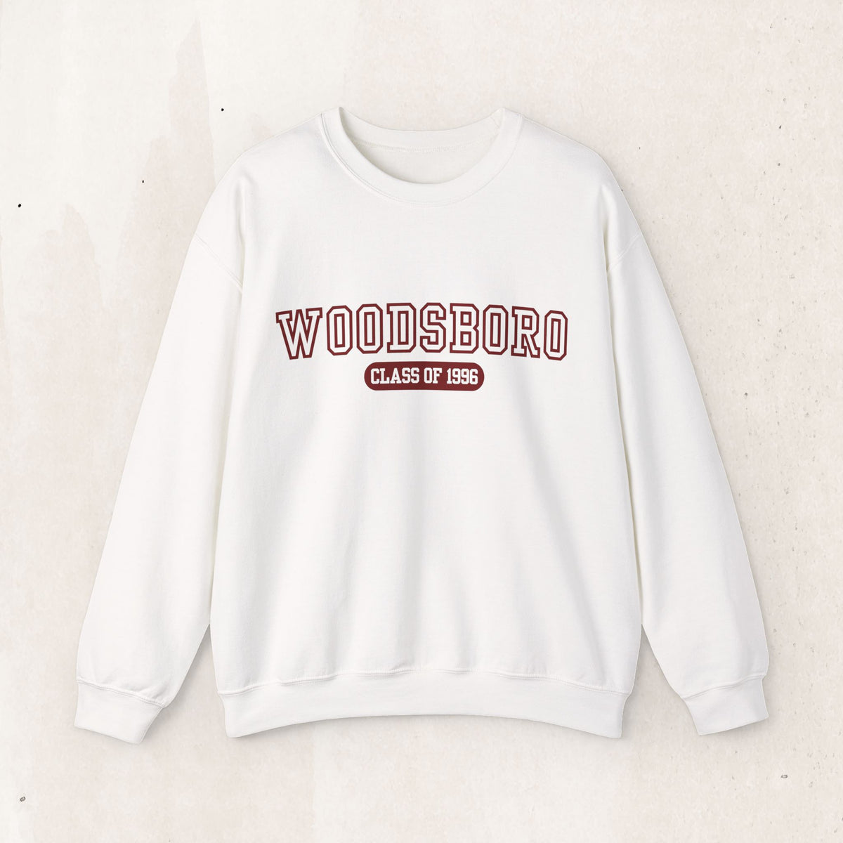 Woodsboro Class of 1996 Scream Crewneck Sweatshirt – White