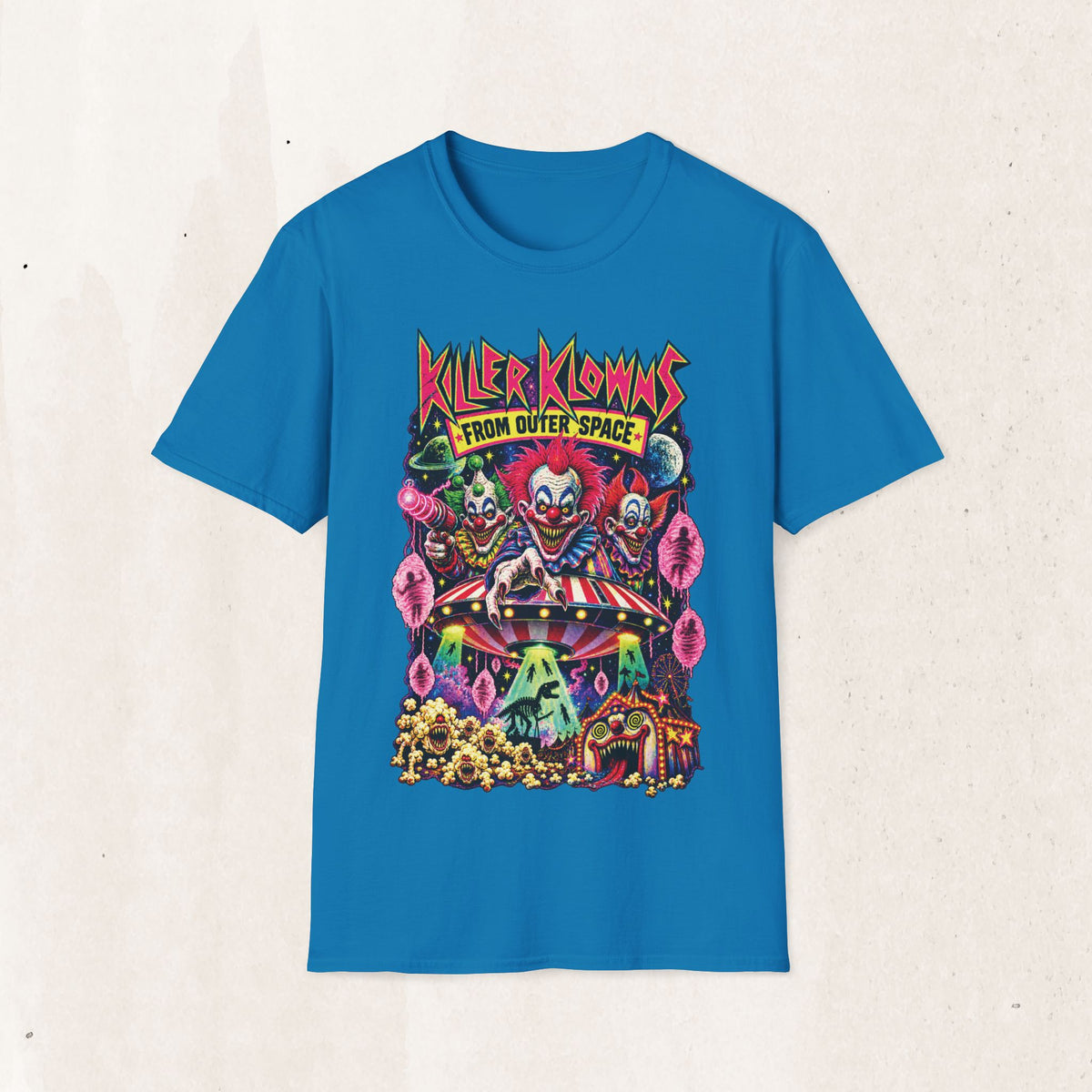 Killer Klowns From Outer Space T-Shirt — Retro Horror Clown Graphic Tee