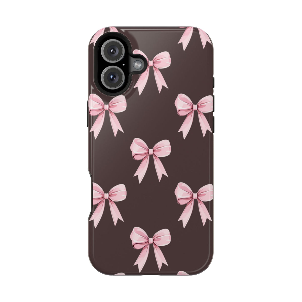 Pink Ribbon Bow Magnetic Phone Case, alternate view
