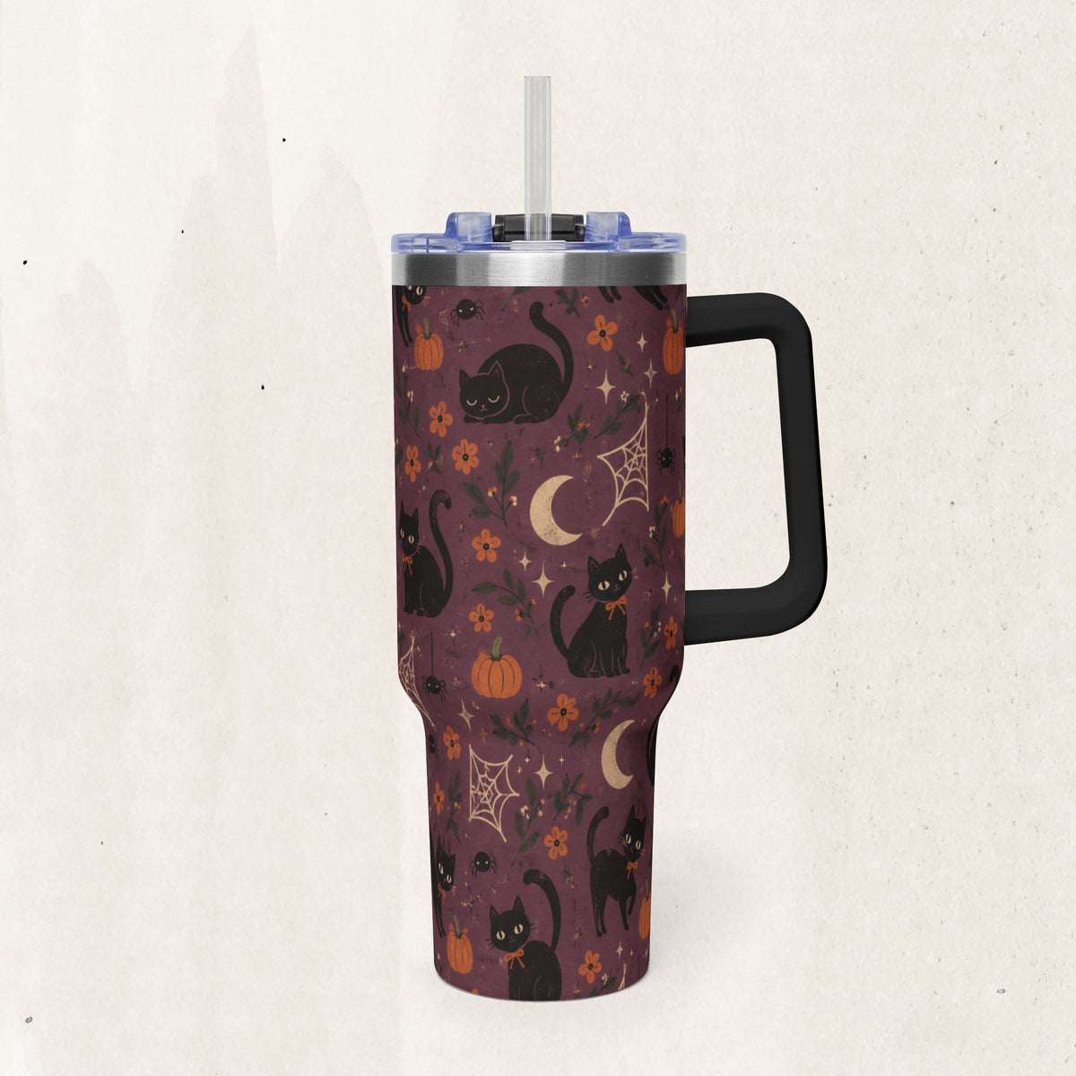 Black Cat Vacuum Tumbler (40 oz)