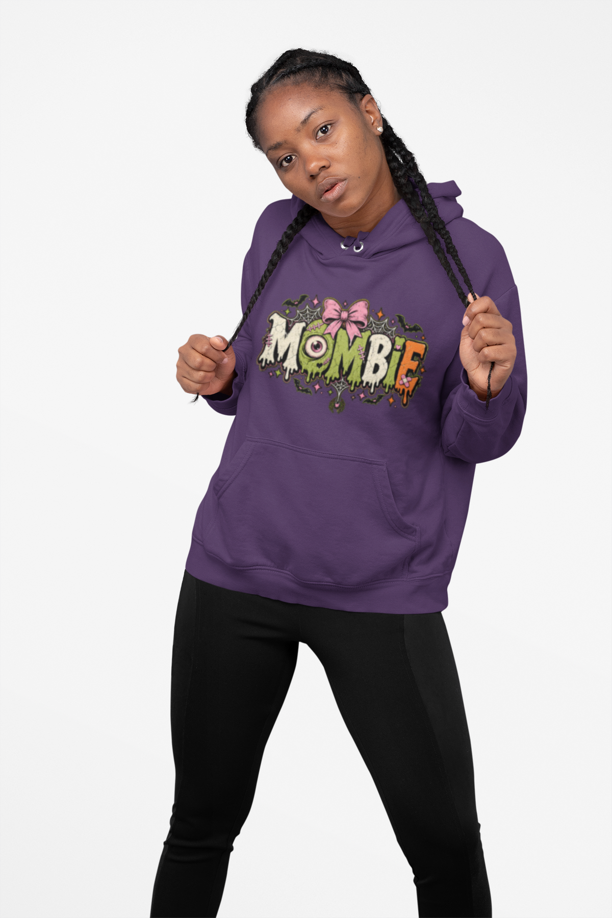 Mombie Halloween Pullover Hoodie