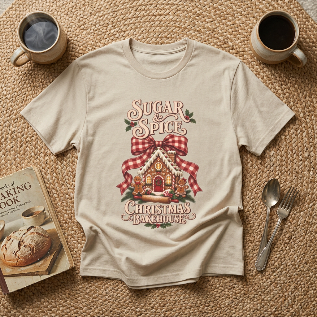 Sugar & Spice Gingerbread Christmas Tee