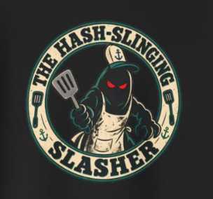 Spongebob Squarepants 'The Hashslinging Slasher' Graphic Pullover