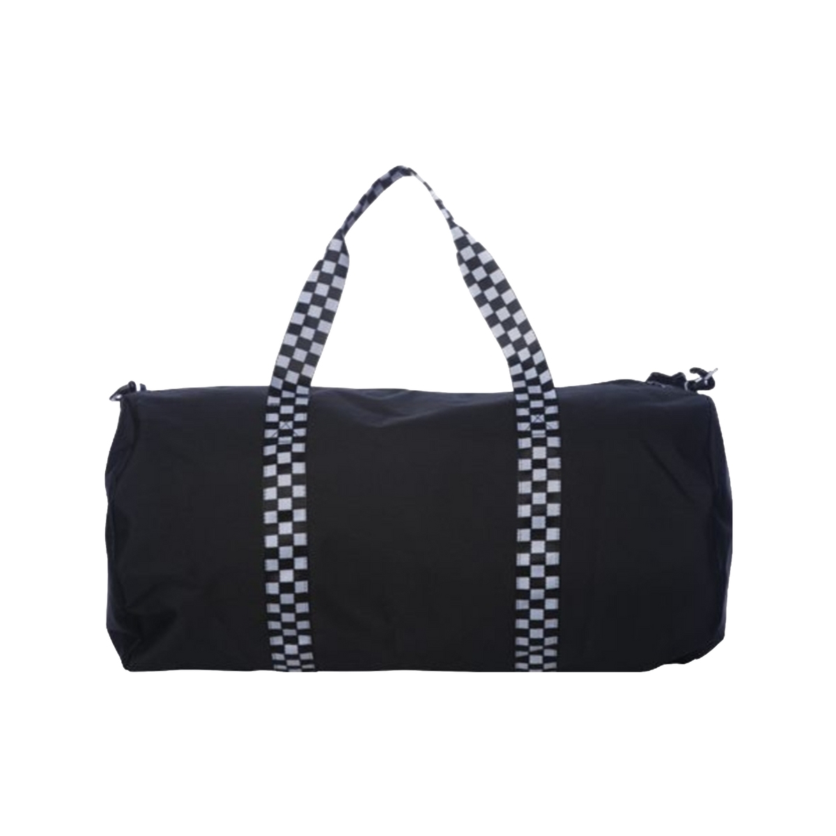 Personalized Checker-Handle Duffel Bag