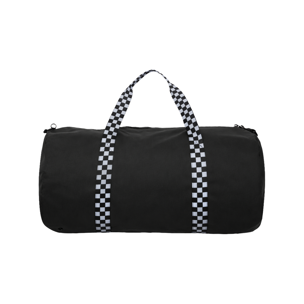 Personalized Checker-Handle Duffel Bag