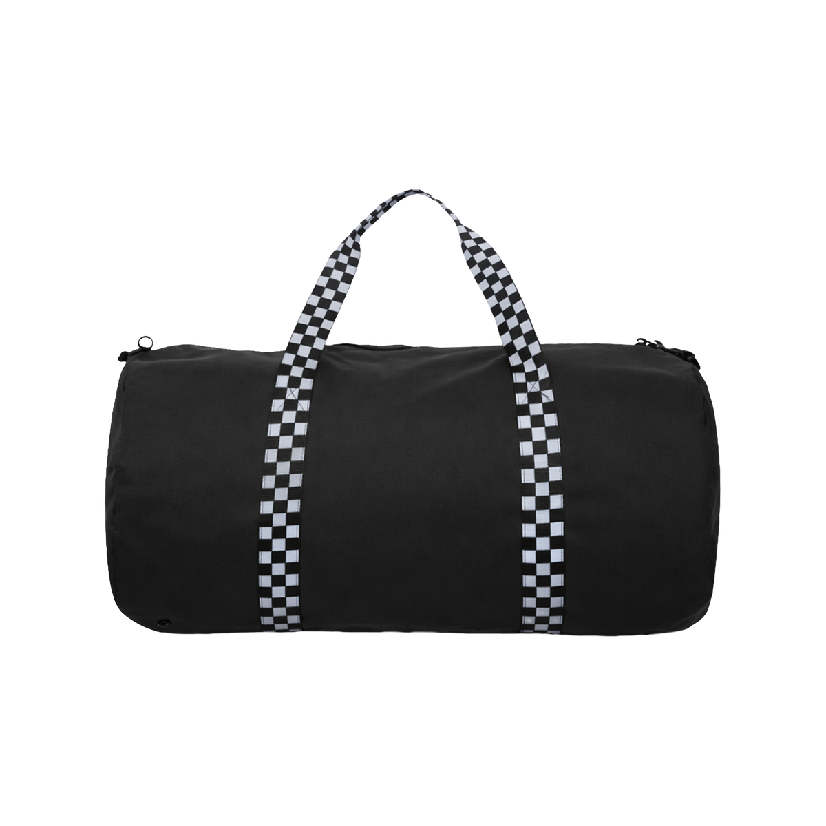 Personalized Checker-Handle Duffel Bag