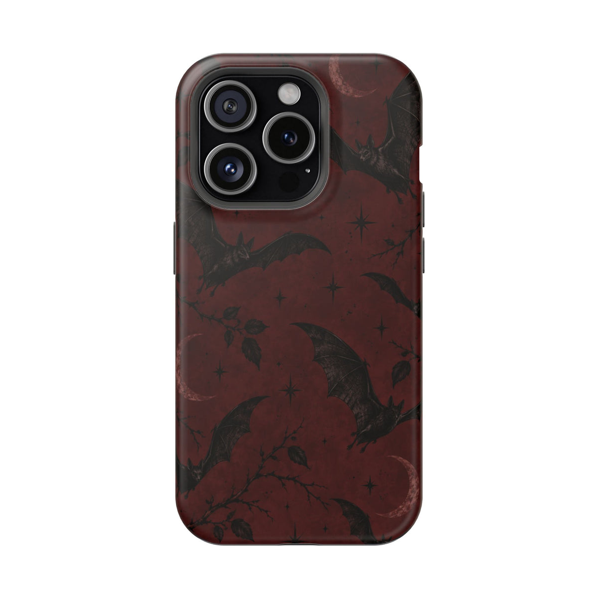 Gothic Bat Moon Magnetic Phone Case, alternate view