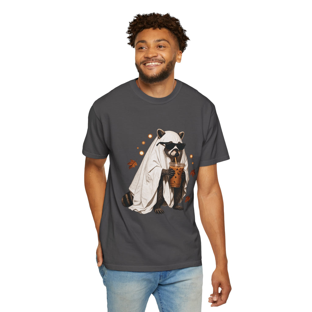Halloween Raccoon Ghost Costume Tee