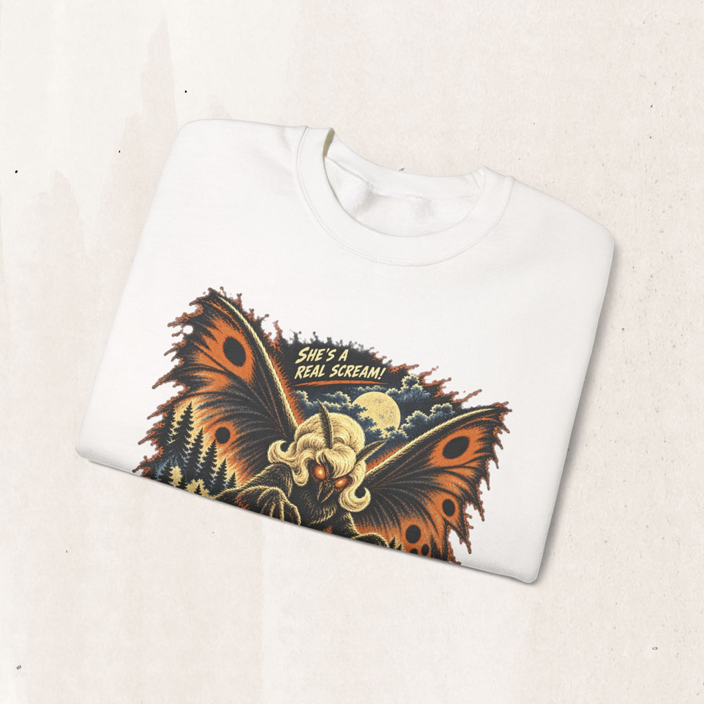 Mothmaam Retro Monster Crewneck Sweatshirt