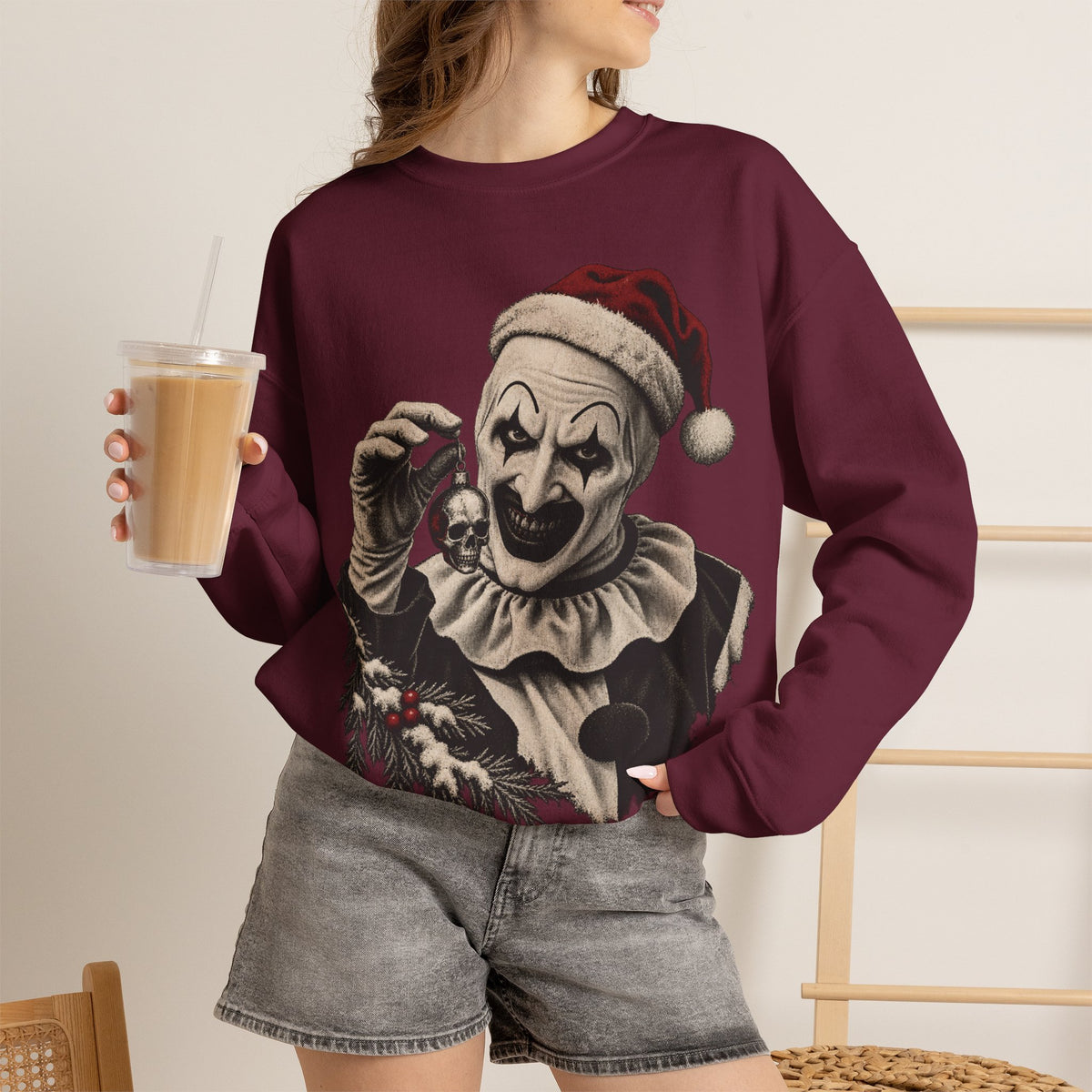 Terrifier Christmas Crewneck Sweatshirt