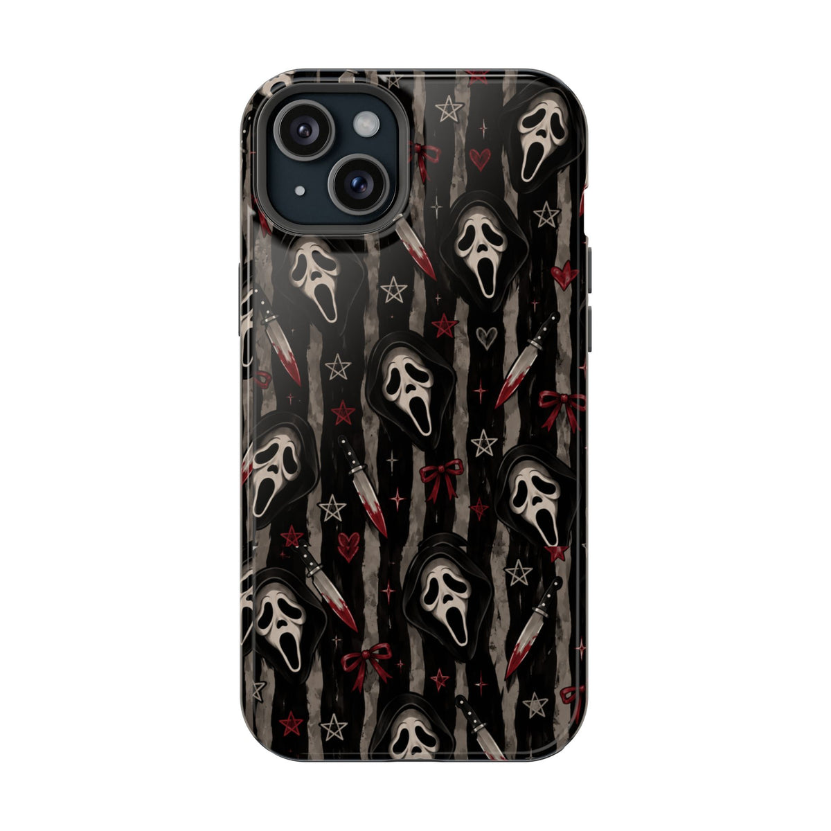 Ghostface Pattern iPhone Case, alternate view