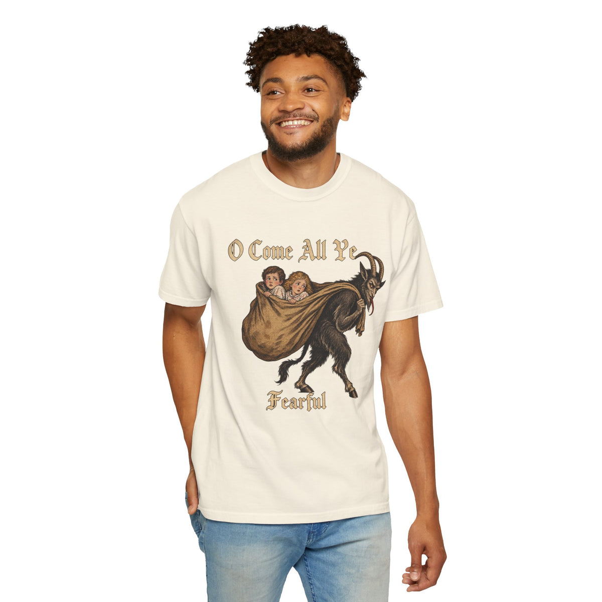 Vintage Krampus Christmas Tee Printify
