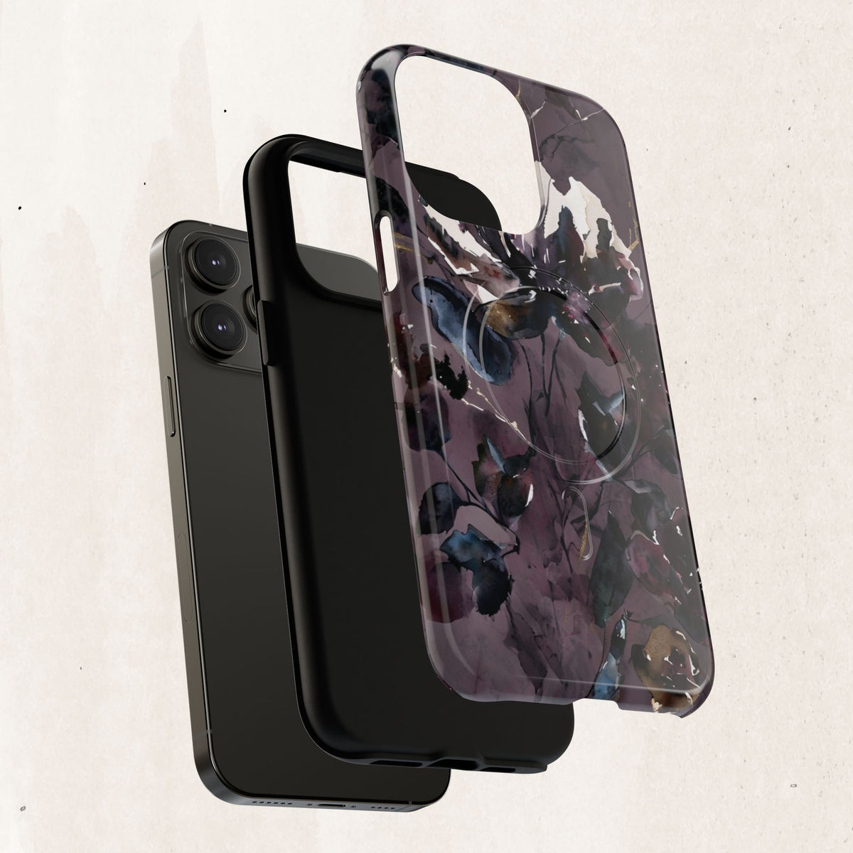 Floral Noir Magnetic Phone Case