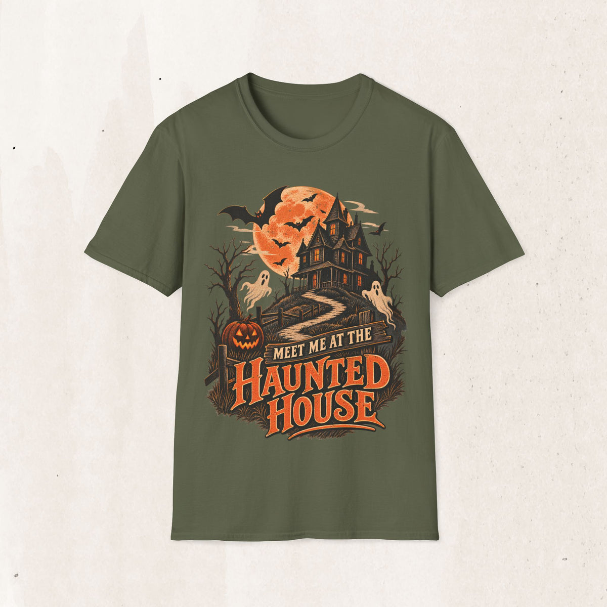 Haunted House Halloween Tee
