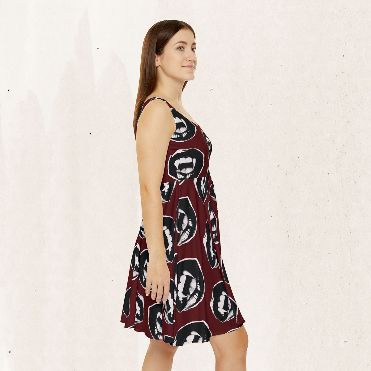 Vampire Fangs Women's Skater Dress