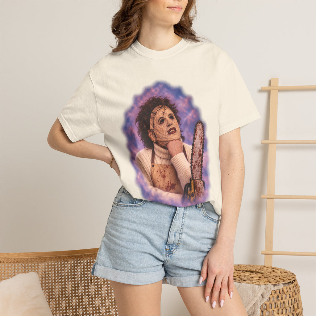 Leatherface 80's Portrait Tee