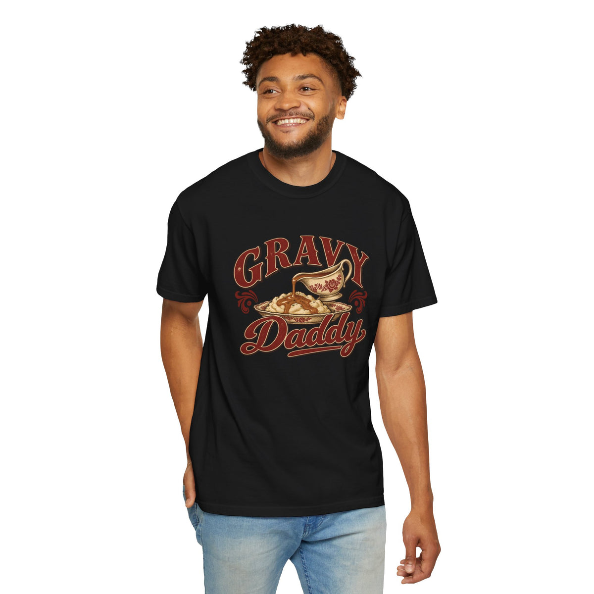 Gravy Daddy T-Shirt — Vintage Comfort Food Graphic Tee for Foodie Dads