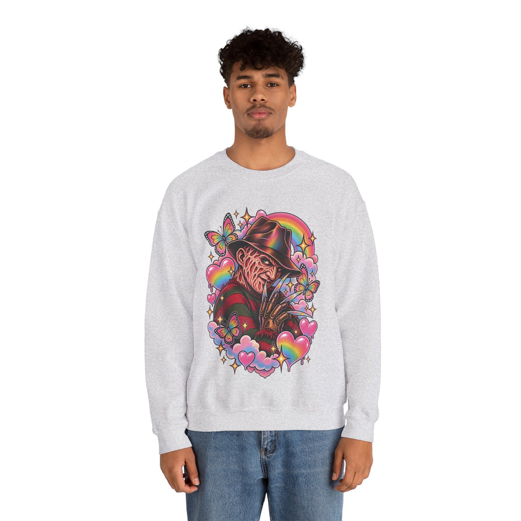 Freddy Krueger Rainbow Crewneck Sweatshirt