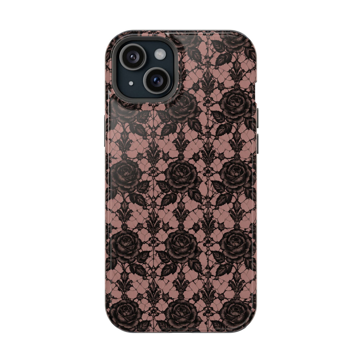 Vintage Black Rose Phone Case, alternate view
