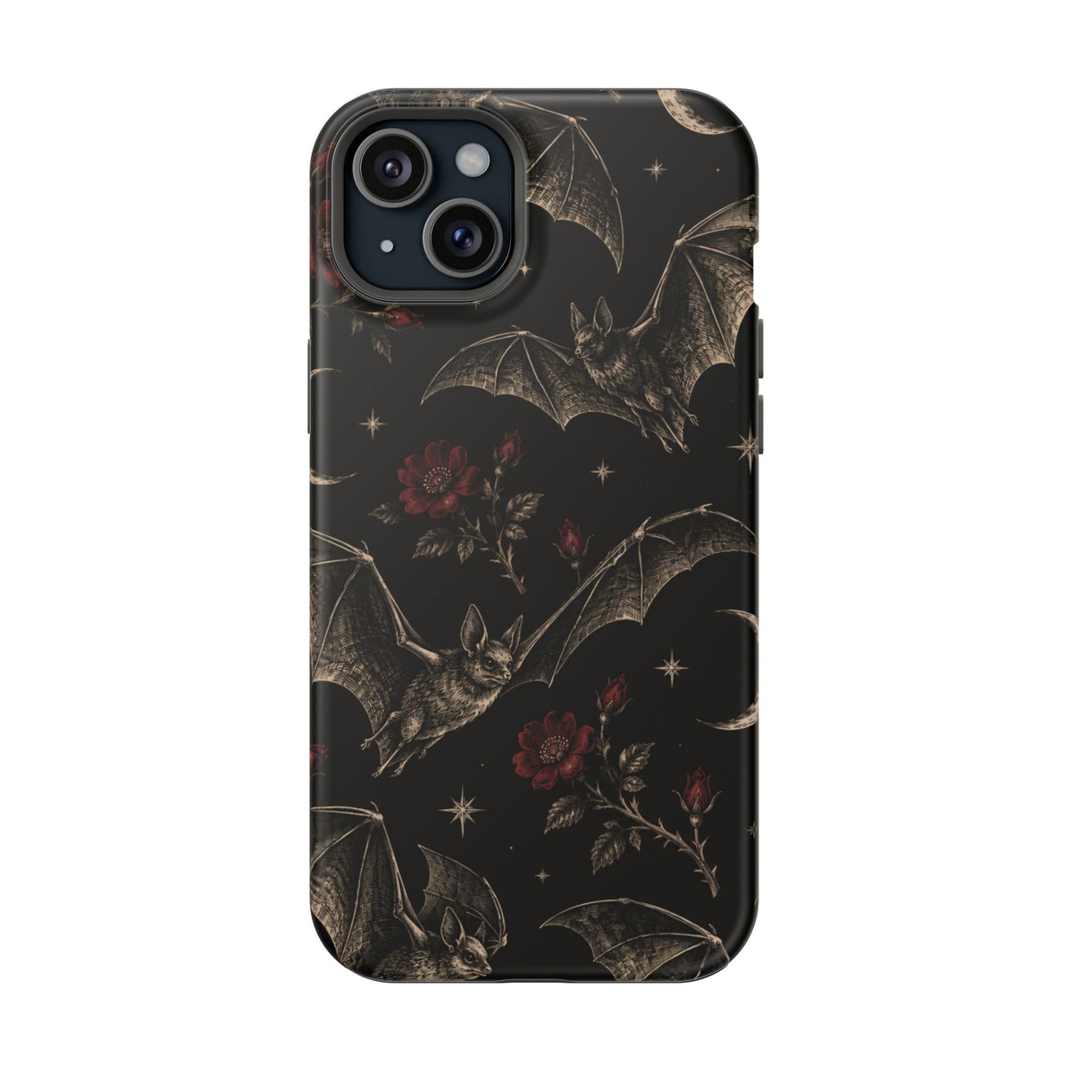 Gothic Bat & Moon Magnetic Phone Case, alternate view