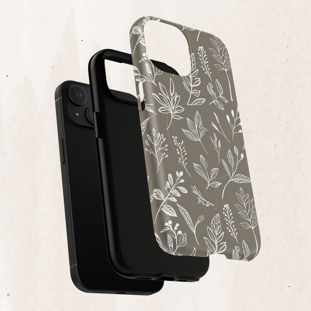 Botanical Leaf Tough Magnetic Phone Case
