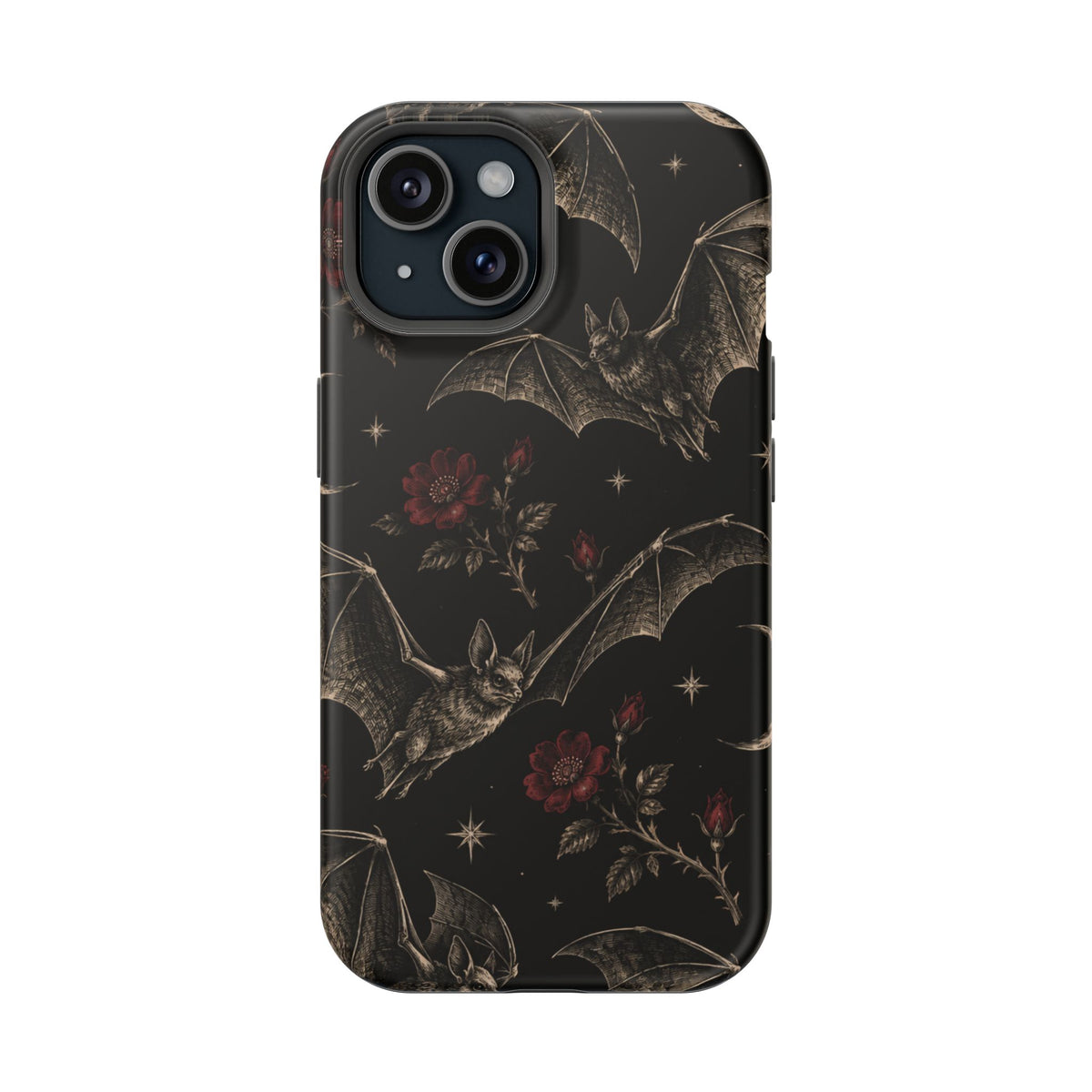 Gothic Bat & Moon Magnetic Phone Case, alternate view