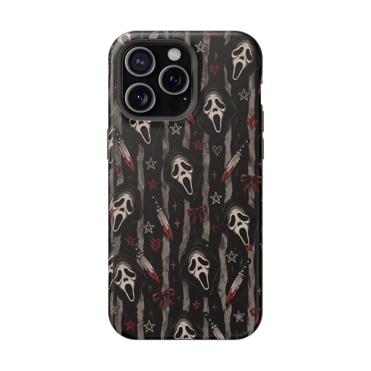 Ghostface Pattern iPhone Case, alternate view