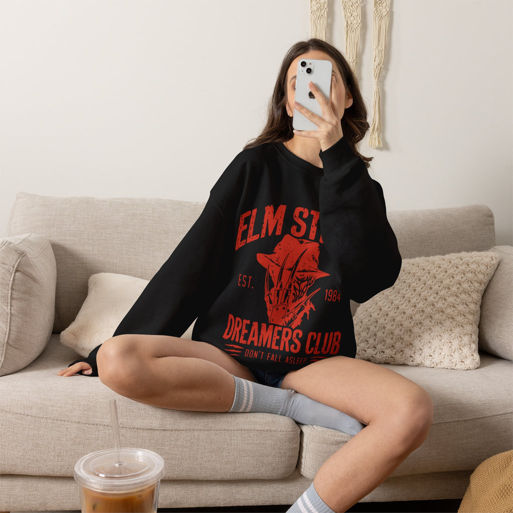 Elm Street Dreamers Club Crewneck Sweatshirt