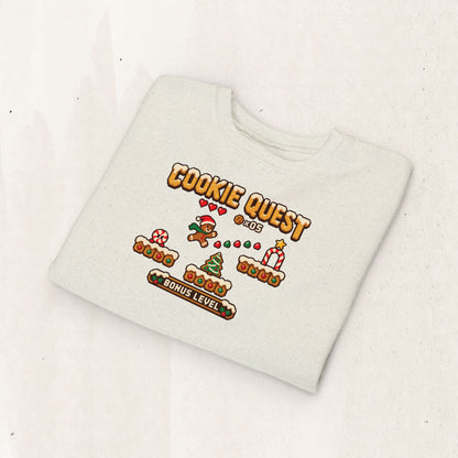 Christmas Cookie Quest Toddler Sweatshirt