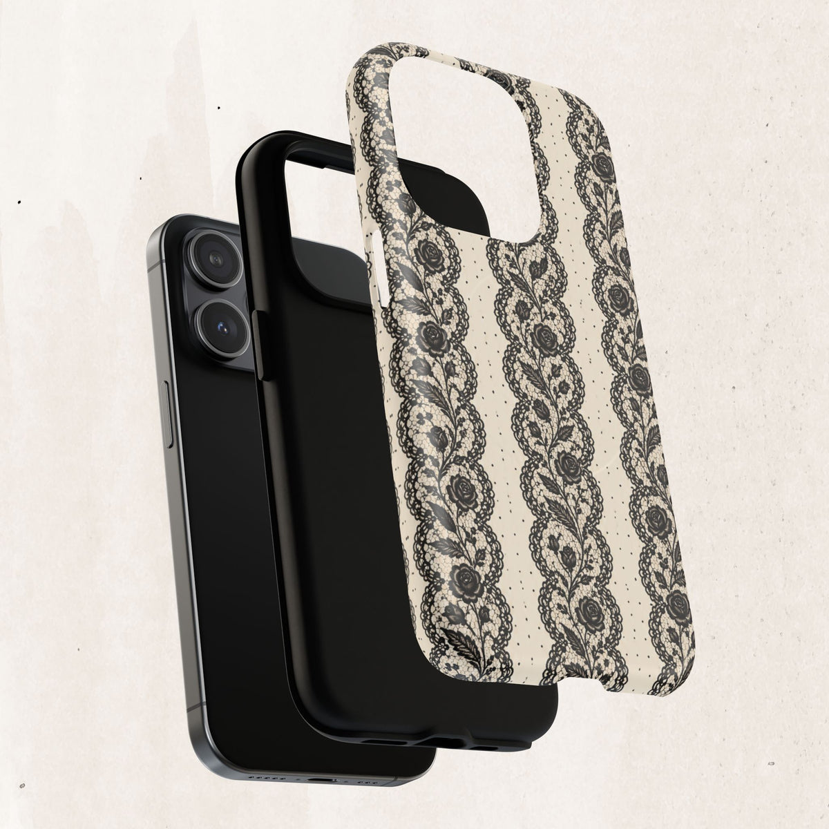 Lace Stripes Magnetic Phone Case