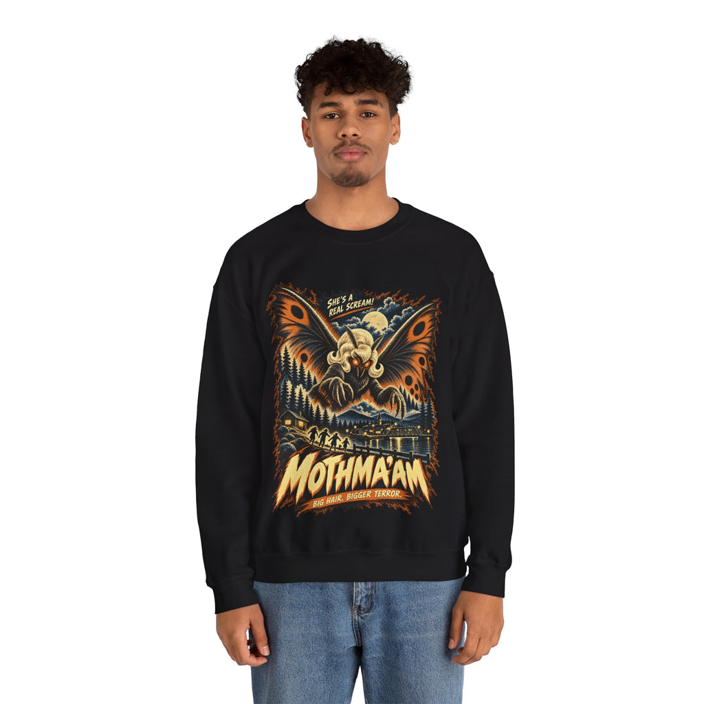 Mothmaam Retro Monster Crewneck Sweatshirt
