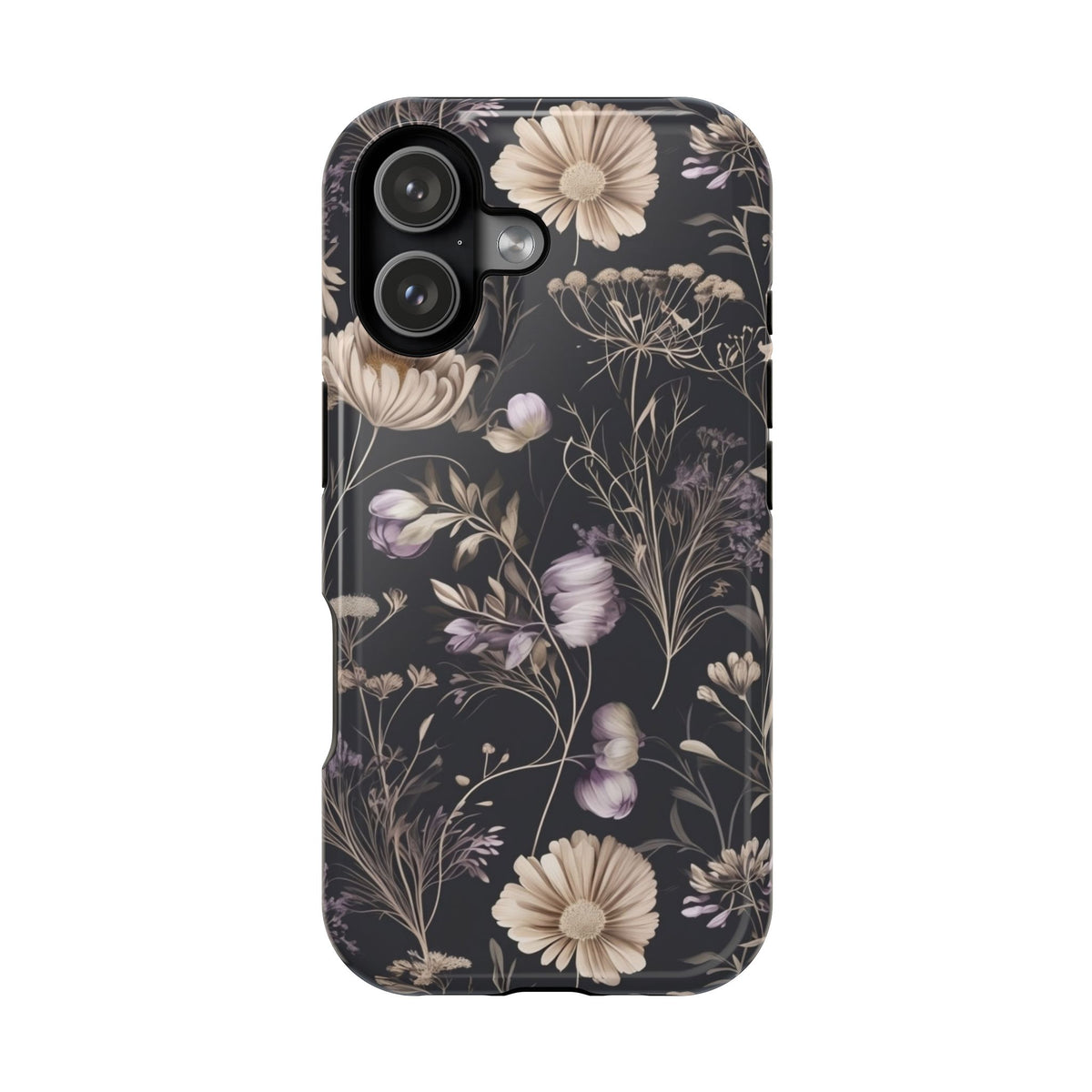 Dark Floral Magnetic Phone Case, alternate view