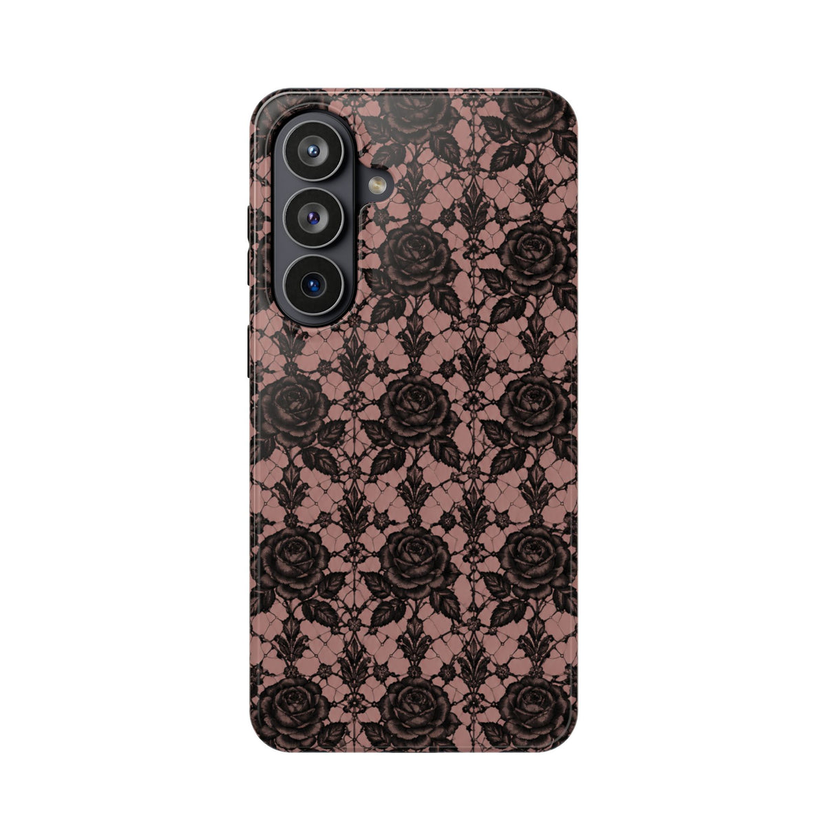 Vintage Black Rose Phone Case, alternate view