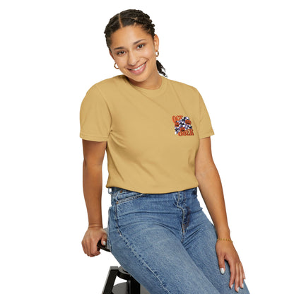 Embroidered Retro "October" Halloween Tee