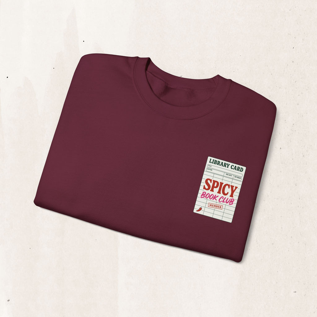 Spicy Book Club Crewneck Sweatshirt Printify