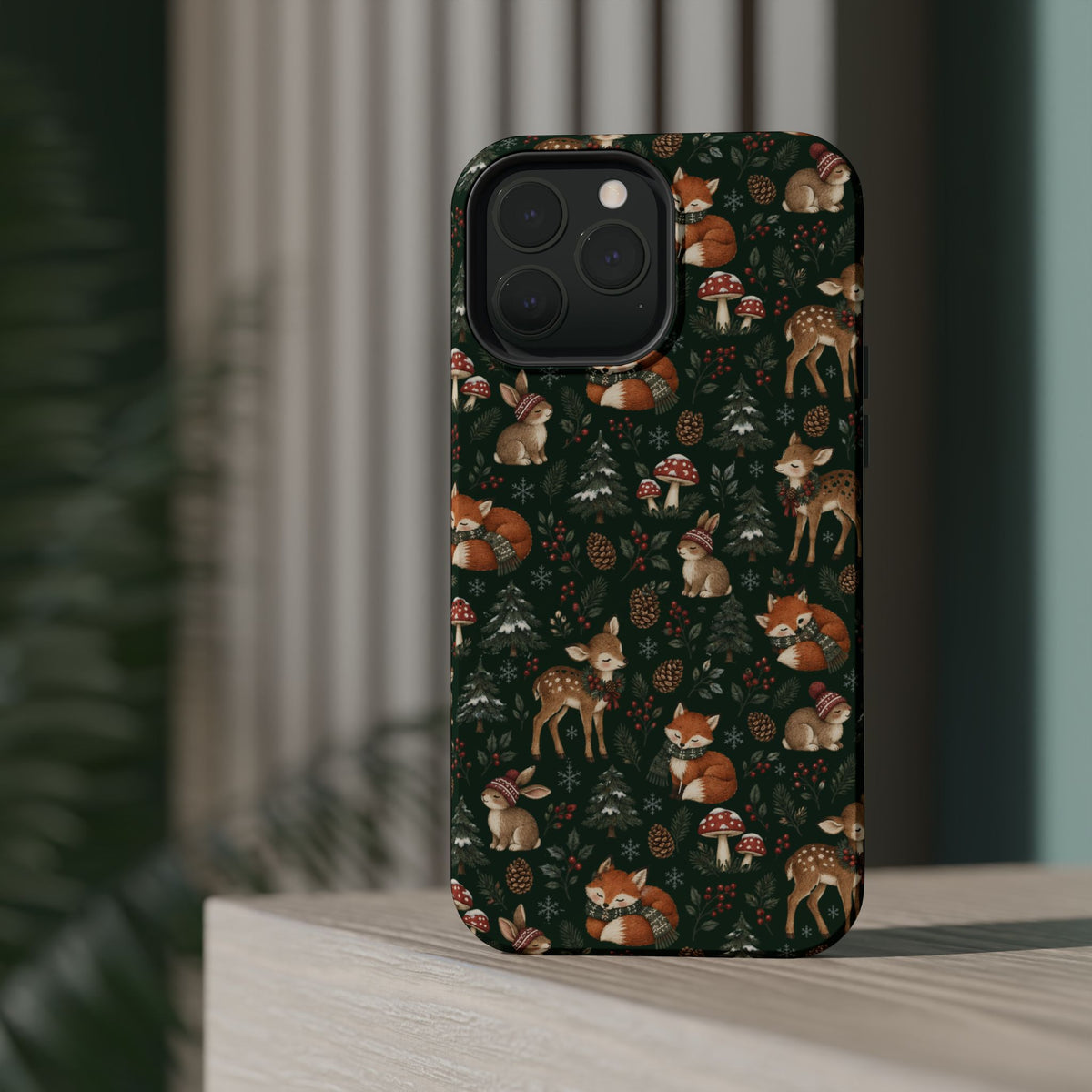 Woodland Fox & Deer MagSafe Phone Case, alternate view