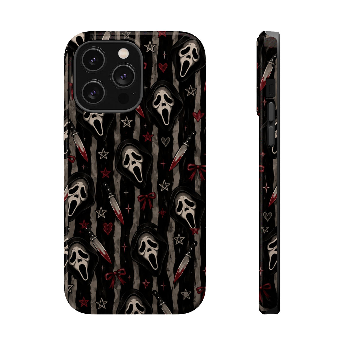 Ghostface Pattern iPhone Case, alternate view