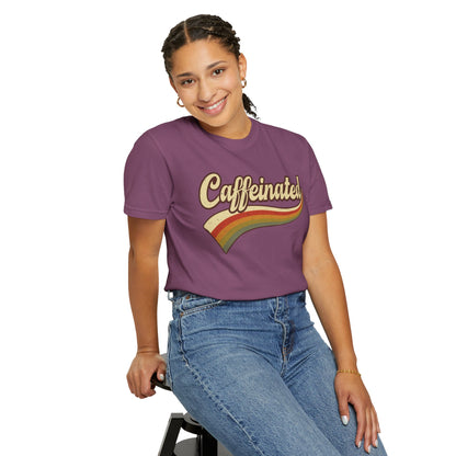 Caffeinated Retro Stripe Tee