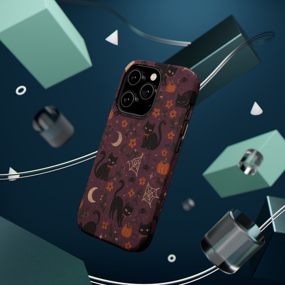 Halloween Black Cat MagSafe Phone Case, alternate view