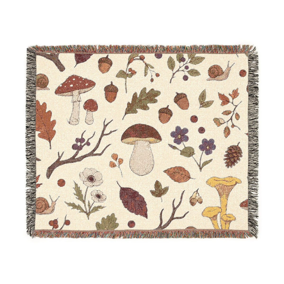 Autumn Forage Woven Blanket