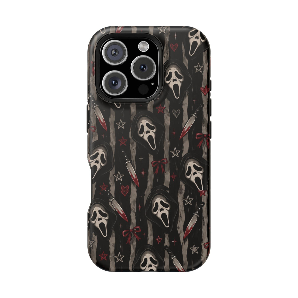 Ghostface Pattern iPhone Case, alternate view